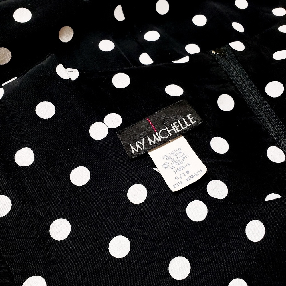 Authentic VINTAGE Polka Dot Dress - Picture 2 of 3